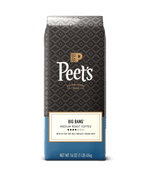 Peet's Big Bang coffee bag on a green background
