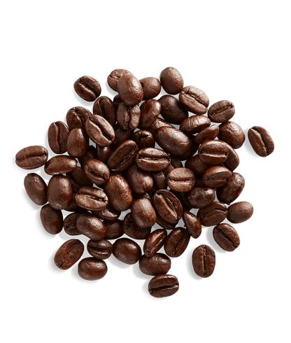Peet's Yosemite Dos Sierras Organic Coffee beans shown up close with detail